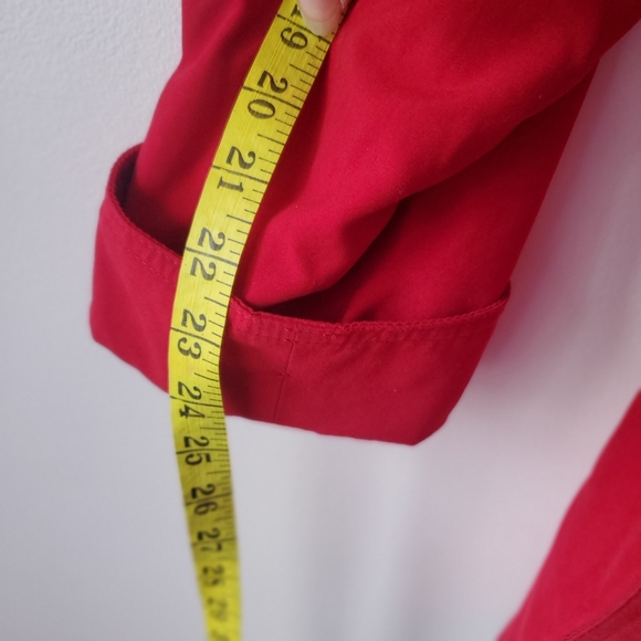 Gallery Women's Red Soft Shell Coat Removable Lining & Hood Sz L Casual Outdoor - Picture 8 of 15